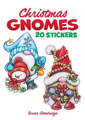 Karácsonyi törpék: 20 matrica - Christmas Gnomes: 20 Stickers