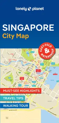 Lonely Planet Szingapúr várostérkép 2 - Lonely Planet Singapore City Map 2