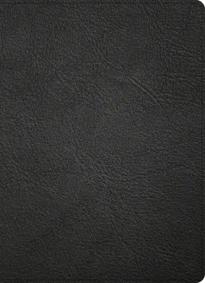CSB Study Bible, Holman Handcrafted Collection, Black Premium Goatskin: Faithful and True