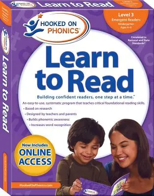 Hooked on Phonics Learn to Read - Level 3, Volume 3: Emergent Readers (3. kötet) - Hooked on Phonics Learn to Read - Level 3, Volume 3: Emergent Readers