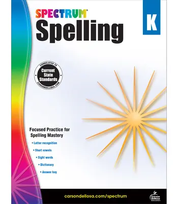 Spectrum helyesírás, K osztály - Spectrum Spelling, Grade K