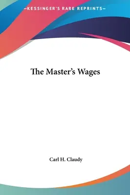 A mester bére - The Master's Wages