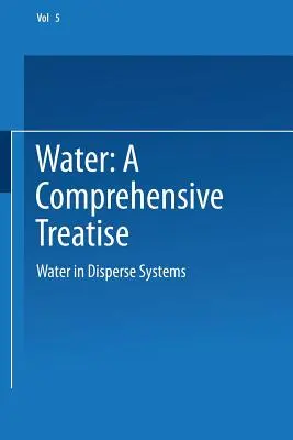 Víz diszperz rendszerekben - Water in Disperse Systems