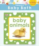 Nyikorgó baba fürdetőkönyv Babaállatok - Squeaky Baby Bath Book Baby Animals