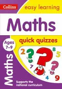 Matematika gyors kvízek 7-9 éves korig - Ideális otthoni tanuláshoz - Maths Quick Quizzes Ages 7-9 - Ideal for Home Learning