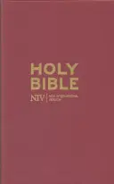 NIV Népszerű burgundi keménykötéses Biblia - NIV Popular Burgundy Hardback Bible