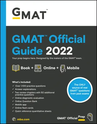 GMAT Official Guide 2022: Könyv + online kérdésbank - GMAT Official Guide 2022: Book + Online Question Bank