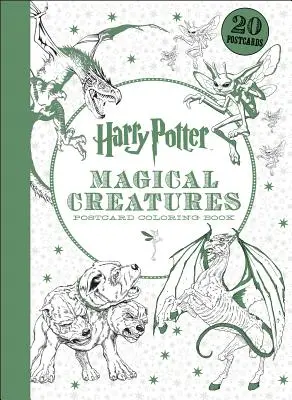 Harry Potter varázslatos lények képeslapos kifestőkönyv - Harry Potter Magical Creatures Postcard Coloring Book