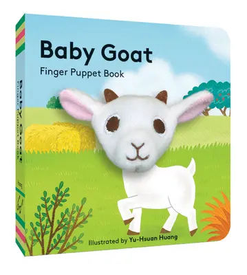 Baba kecske: Ujjbábkönyv: (A legjobb babakönyv újszülötteknek, Táblás könyv plüssállattal) - Baby Goat: Finger Puppet Book: (Best Baby Book for Newborns, Board Book with Plush Animal)