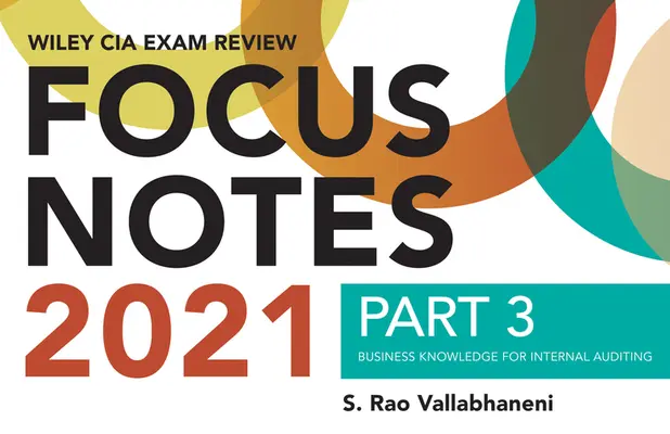 Wiley CIA Exam Review Focus Notes 2021, 3. rész: Üzleti ismeretek a belső ellenőrzés számára - Wiley CIA Exam Review Focus Notes 2021, Part 3: Business Knowledge for Internal Auditing