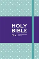 NIV zsebben lévő menta pöttyös pöttyös jegyzetfüzet Biblia - NIV Pocket Mint Polka-Dot Notebook Bible