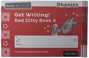 Read Write Inc. Phonics: Get Writing! Red Ditty Book 4 10-es csomag - Read Write Inc. Phonics: Get Writing! Red Ditty Book 4 Pack of 10