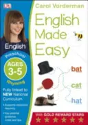 English Made Easy: Rhyming, 5-6 éves korig (óvodáskor) - Támogatja a nemzeti tantervet, angol gyakorlókönyv - English Made Easy: Rhyming, Ages 5-6 (Preschool) - Supports the National Curriculum, English Exercise Book