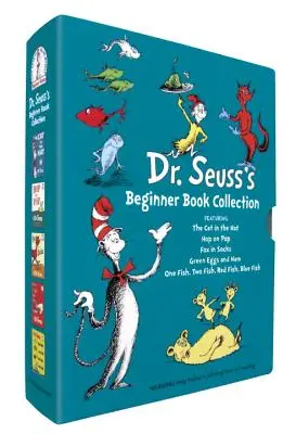 Dr. Seuss kezdő könyvgyűjteménye: Egy hal, két hal, piros hal, kék hal, Zöld tojás és sonka, Hop on Pop, Róka zokniban. - Dr. Seuss's Beginner Book Collection: The Cat in the Hat; One Fish Two Fish Red Fish Blue Fish; Green Eggs and Ham; Hop on Pop; Fox in Socks