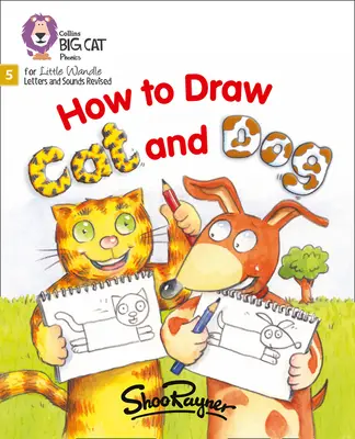 Hogyan rajzoljunk macskát és kutyát - 5. fázis - How to Draw Cat and Dog - Phase 5