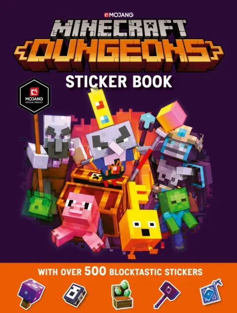 Minecraft Dungeons matricás könyv - Minecraft Dungeons Sticker Book