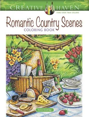 Creative Haven Romantikus vidéki tájképek színezőkönyv - Creative Haven Romantic Country Scenes Coloring Book