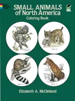 Észak-Amerika kis állatai színezőkönyv - Small Animals of North America Coloring Book