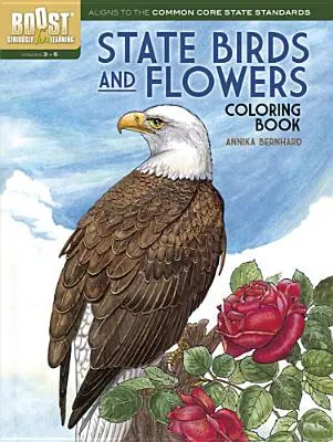 Állami madarak és virágok színezőkönyv - State Birds and Flowers Coloring Book