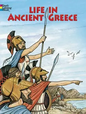 Élet az ókori Görögországban Színezőkönyv - Life in Ancient Greece Coloring Book