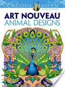 Creative Haven Art Nouveau Animal Designs színezőkönyv - Creative Haven Art Nouveau Animal Designs Coloring Book