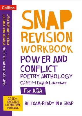 AQA Poetry Anthology Power and Conflict Workbook - Ideális otthoni tanuláshoz, 2022-es és 2023-as vizsgákhoz. - AQA Poetry Anthology Power and Conflict Workbook - Ideal for Home Learning, 2022 and 2023 Exams