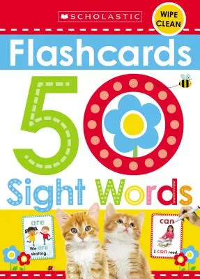 50 Sight Words Flashcards (50 látószavas villámkártya): Scholastic Early Learners (Flashcards) - 50 Sight Words Flashcards: Scholastic Early Learners (Flashcards)