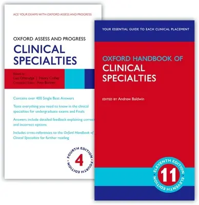 Oxford Handbook of Clinical Specialties 11E és Oxford Assess and Progress: Klinikai szakterületek 4e - Oxford Handbook of Clinical Specialties 11E and Oxford Assess and Progress: Clinical Specialties 4e