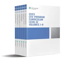 2023 Cfa Program Curriculum III. szintű tanterve dobozkészlet - 2023 Cfa Program Curriculum Level III Box Set