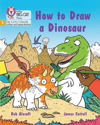 Hogyan rajzoljunk egy dinoszauruszt - 5. fázis 4. szett Stretch és kihívás - How to Draw a Dinosaur - Phase 5 Set 4 Stretch and Challenge