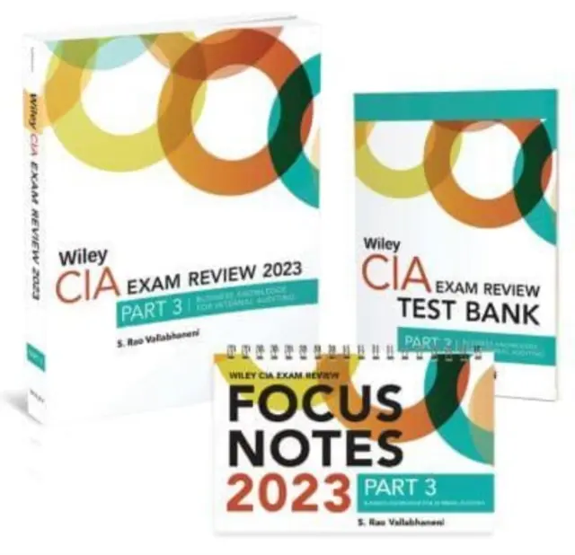 Wiley CIA 2023 Part 3: Exam Review + Test Bank + Focus Notes, Practice of Internal Auditing Set (Belső ellenőrzési gyakorlat) - Wiley CIA 2023 Part 3: Exam Review + Test Bank + Focus Notes, Practice of Internal Auditing Set