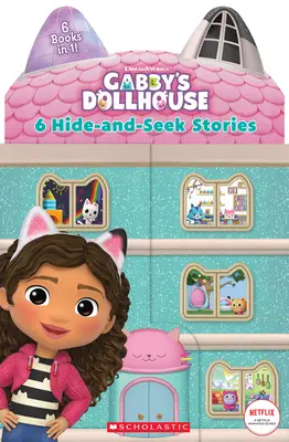 6 bújócskás történet (Gabby babaházi újdonságkönyve) - 6 Hide-And-Seek Stories (Gabby's Dollhouse Novelty Book)