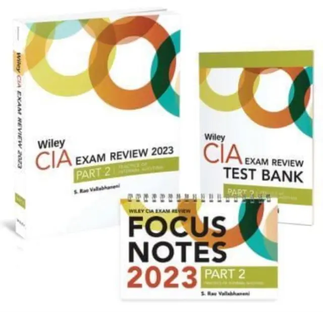 Wiley CIA 2023 2. rész: Vizsgafelülvizsgálat + tesztbank + fókusz jegyzetek, a belső ellenőrzés gyakorlata készlet - Wiley CIA 2023 Part 2: Exam Review + Test Bank + Focus Notes, Practice of Internal Auditing Set