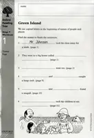 Oxford Reading Tree: Level 9: Workbooks: Munkafüzet 1: Zöld sziget és a Viharvár ( 6 részes csomag) - Oxford Reading Tree: Level 9: Workbooks: Workbook 1: Green Island and Storm Castle ( Pack of 6)