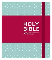 NIV Journalling Mint Polka Dot Cloth Bible (NIV Naplós menta pöttyös Biblia) - NIV Journalling Mint Polka Dot Cloth Bible