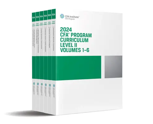 2024 Cfa Program tanterv II. szintű dobozkészlet - 2024 Cfa Program Curriculum Level II Box Set