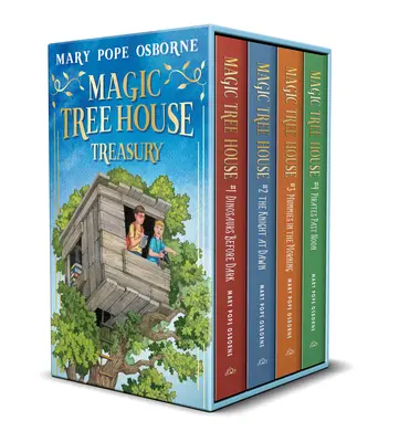 A varázsfaház 1-4 kincstár dobozos készlet - Magic Tree House 1-4 Treasury Boxed Set