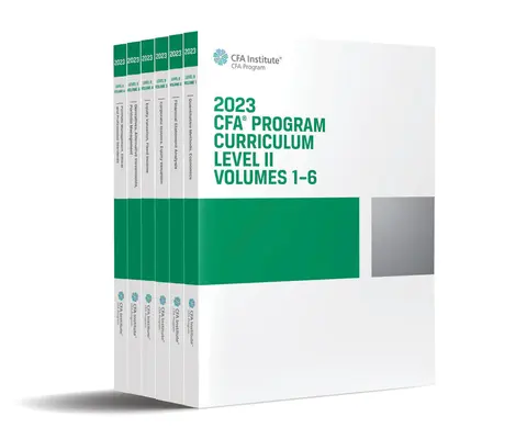 2023 Cfa Program Curriculum II. szintű tananyag dobozkészlet - 2023 Cfa Program Curriculum Level II Box Set